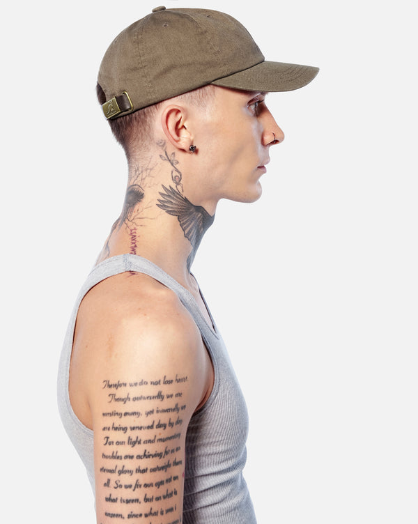 Washed Baseball Hat Cordovan