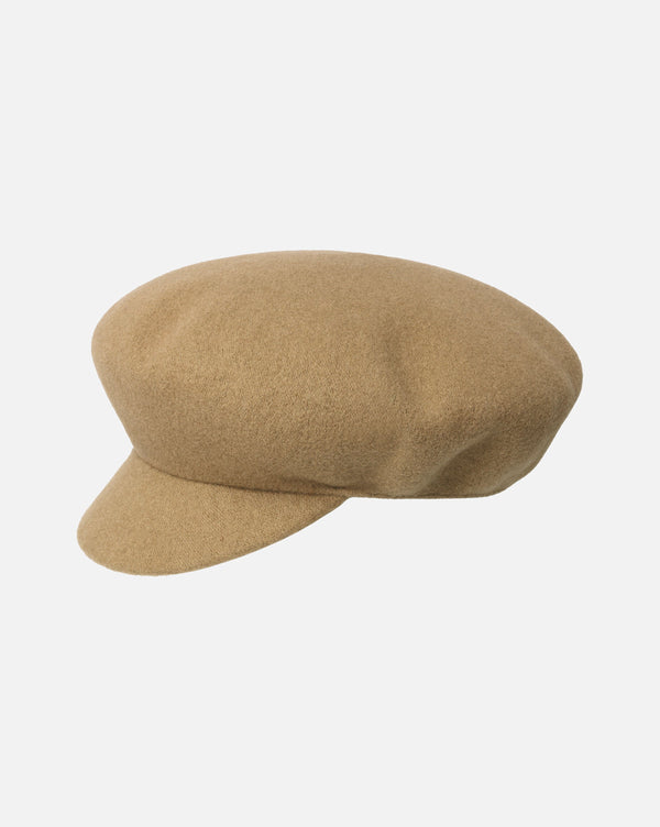 Wool Big Apple Cap hat Camel