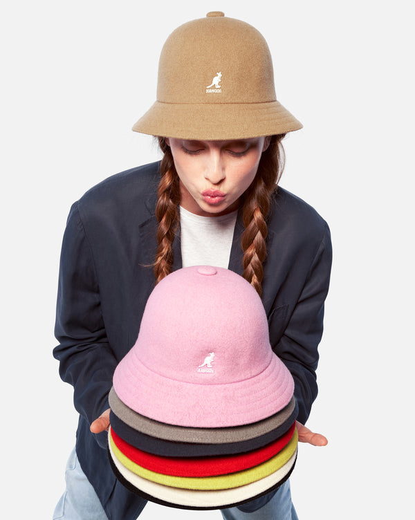 Wool Casual Hat Peony Pink