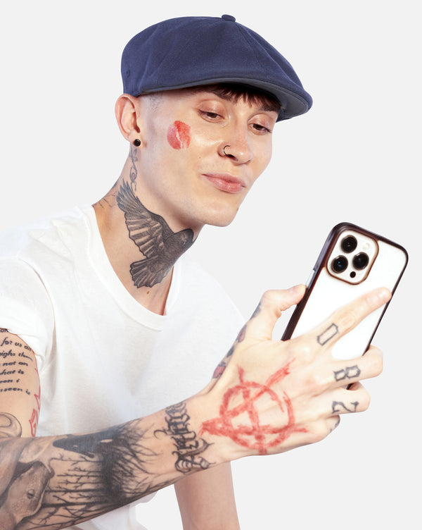 Wool FlexFit® 504 Hat Dark Blue