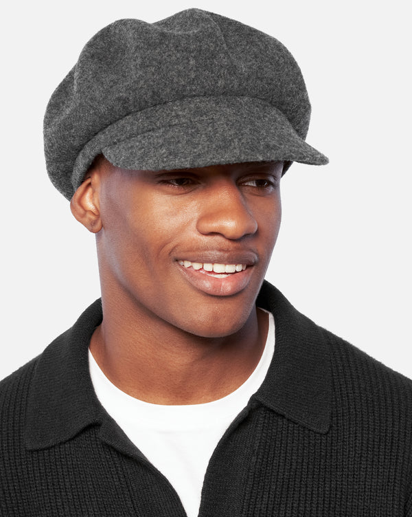 Wool Spitfire Hat Warm Grey