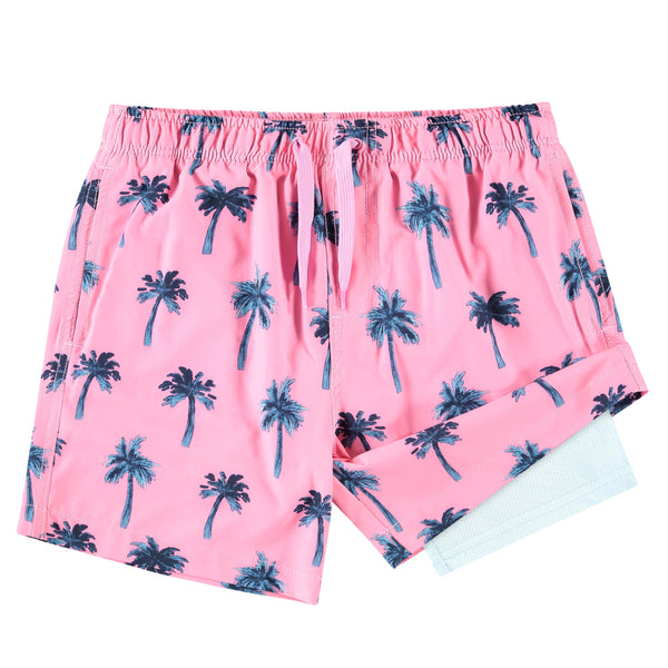 Kanu Surf Boys' Palm Desert Stretch Swim Trunks Navy