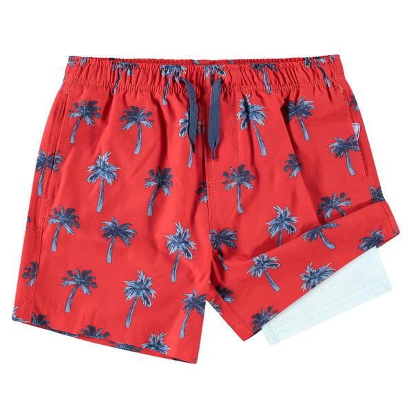 Kanu Surf Boys' Palm Desert Stretch Swim Trunks Navy