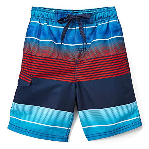 Kanu Surf Boys' Echelon Swim Trunks Blk/Green