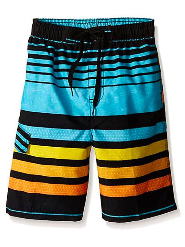 kanu surf Boys' Echo Swim Trunks Aqua