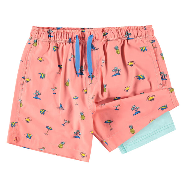 Kanu Surf Boys' Fiesta Stretch Swim Trunks Black