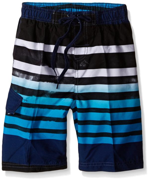 Kanu Surf Boys' Reflection Swim Trunks Aqua