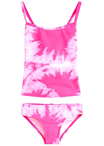 Kanu Surf Girls' Beach Girl Banded Tankini Denim