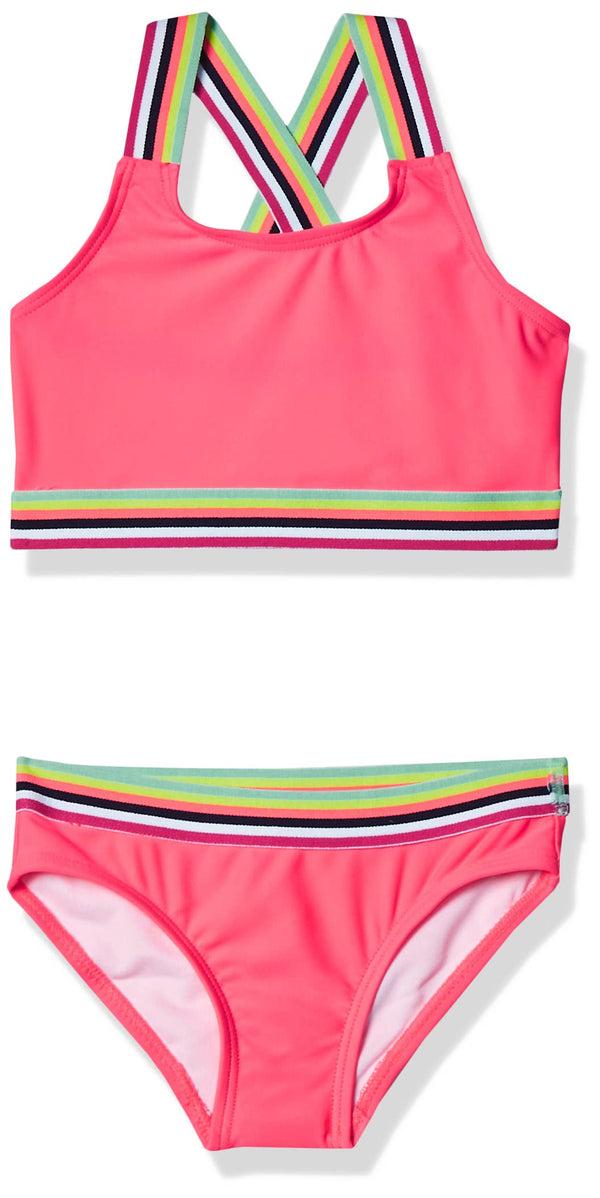 Kanu Surf Girls' Bobby Athletic Bikini Fuschia