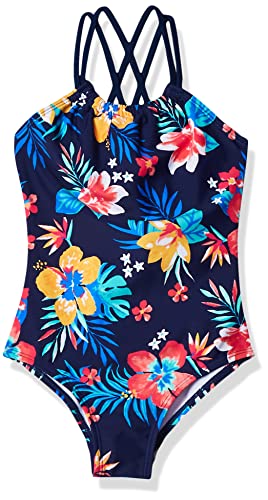 Kanu Surf Girls' Brooke Halter 1-pc Swimsuit Black