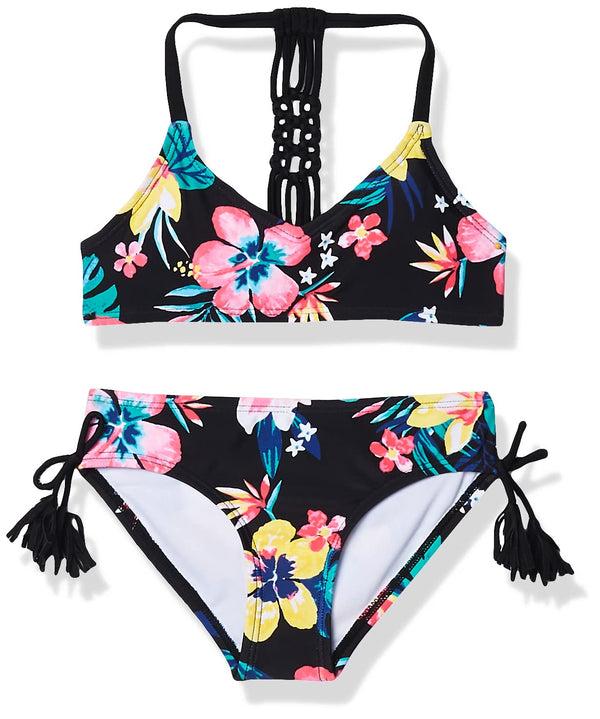 kanu surf Girls' Brooke V Bikini Black