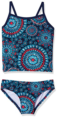 Kanu Surf Girls' Melanie Banded Tankini Purple