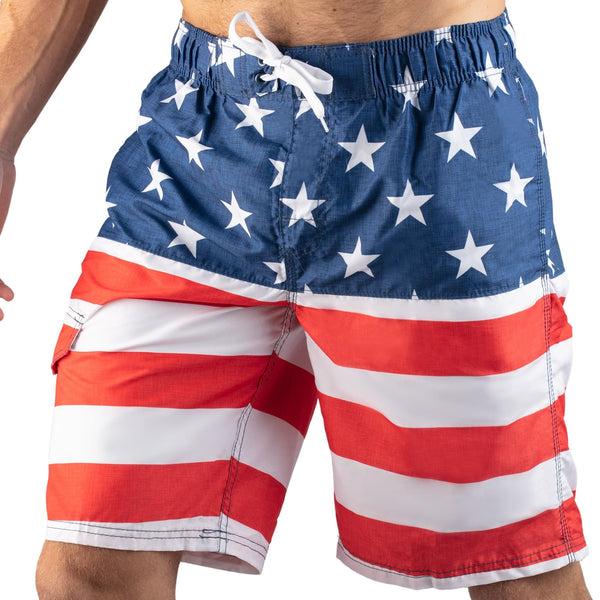 Kanu Surf Men's Flag II 9" Swim Trunks Black