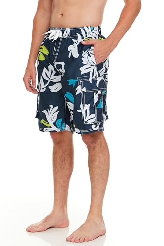 Kanu Surf Men's Oahu 9" Swim Trunks Black