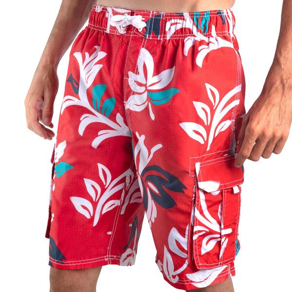 Kanu Surf Men's Oahu 9" Swim Trunks Black