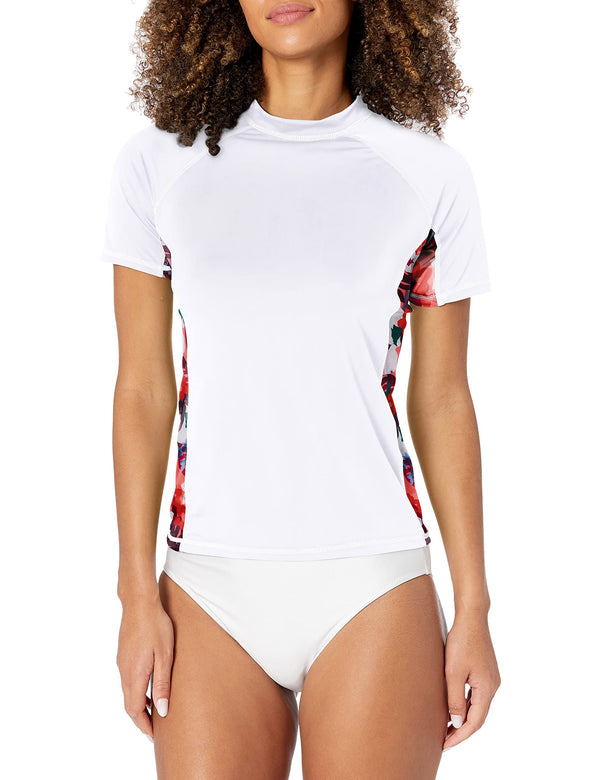 Kanu Surf Women's Eden Short Sleeve Rashguard Navy