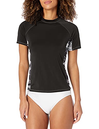 kanu surf Women's Eden Short Sleeve Rashguard Navy