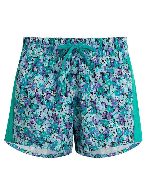 Kanu Surf Women's Bloom 4" Stretch Elastic Board Shorts Black