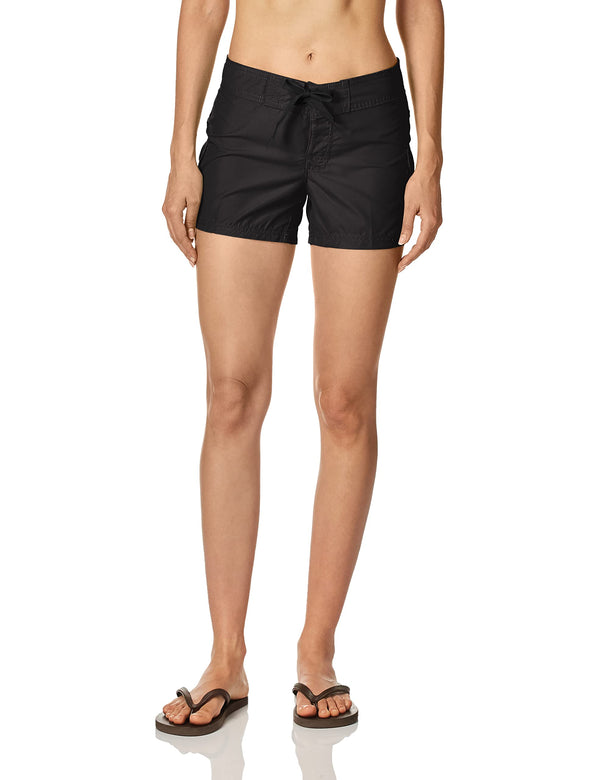 Kanu Surf Women's Breeze 4" Classic Board Shorts Black1