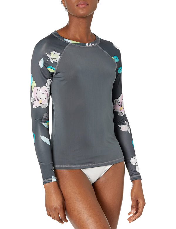 Kanu Surf Women's Darren Long Sleeve Rashguard Navy
