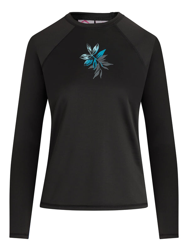 Kanu Surf Women's Gabby Long Sleeve Rashguard Atlantis