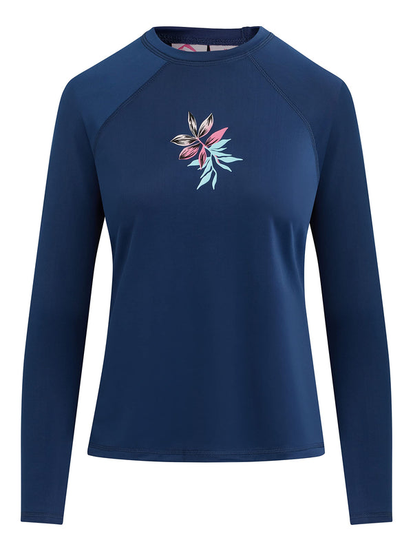Kanu Surf Women's Gabby Long Sleeve Rashguard Atlantis