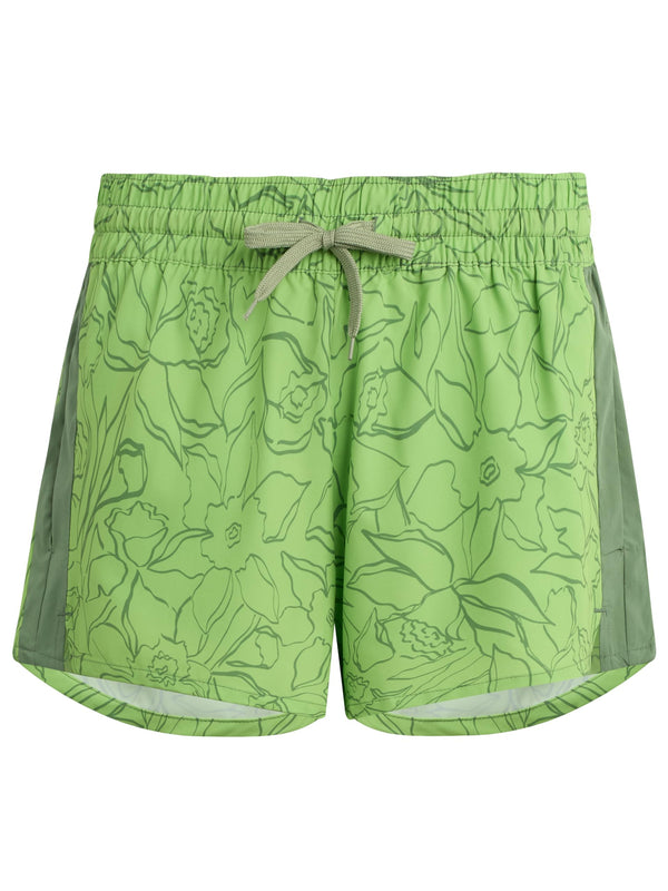 Kanu Surf Women's Orchid 4" Stretch Elastic Board Shorts Black