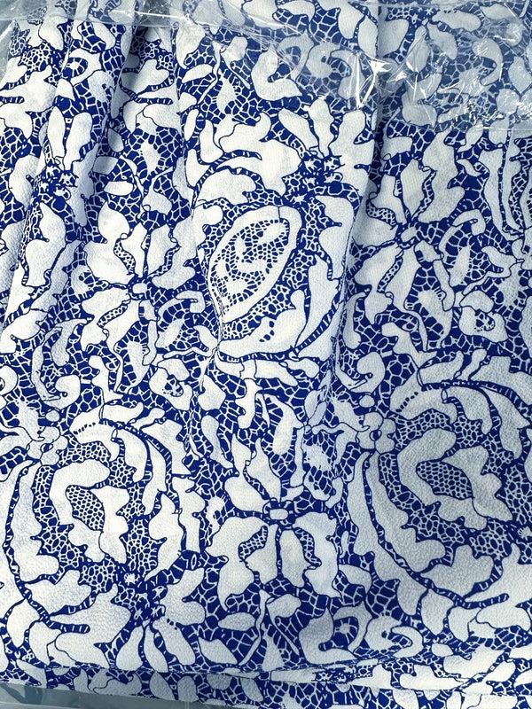 kanya london Blue & White Saree Only