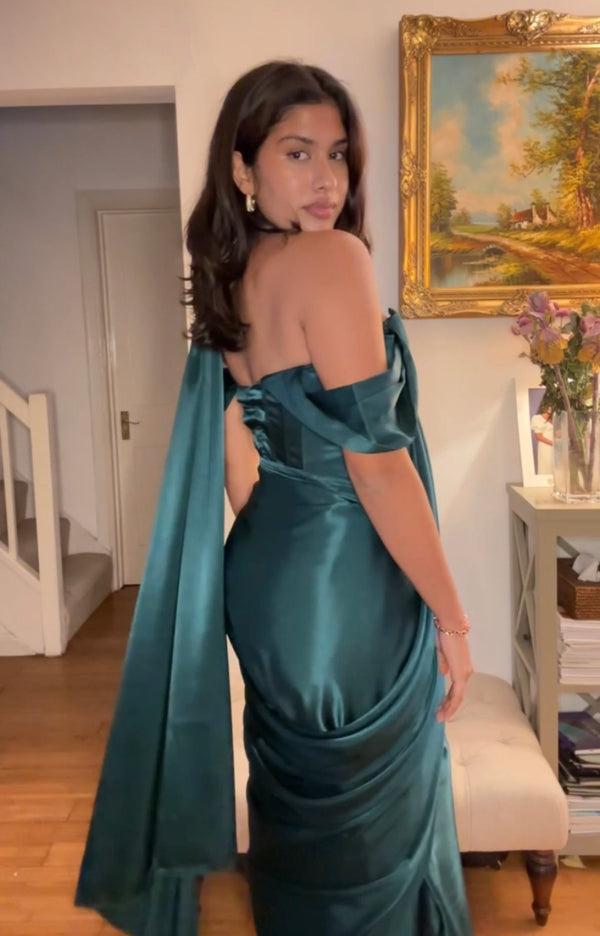 Kanya London EMERALD GREEN CORSET