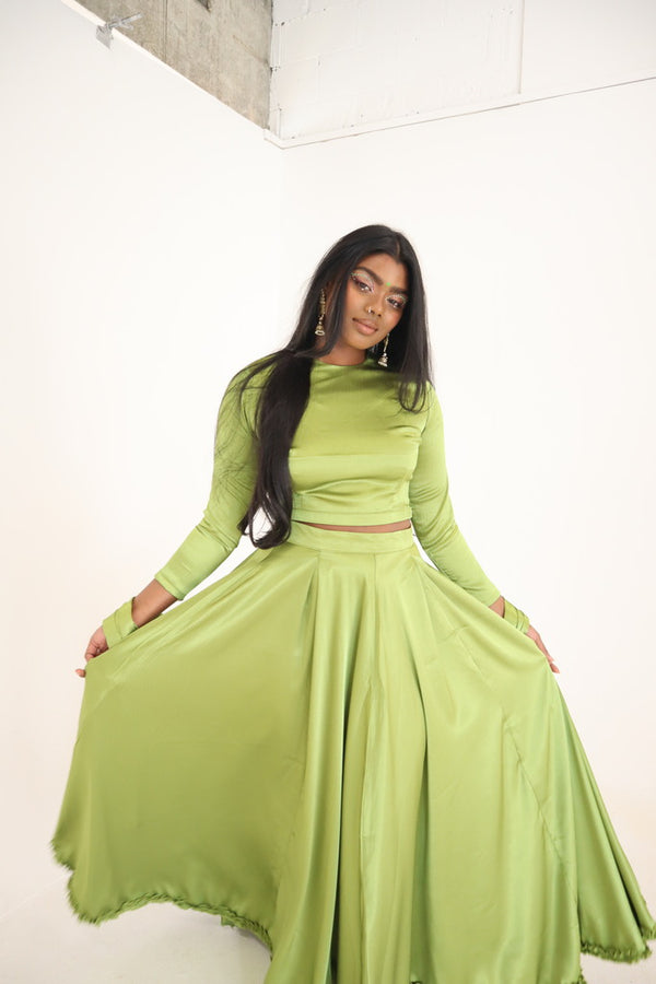 kanya london Lime green Long Sleeve TOP