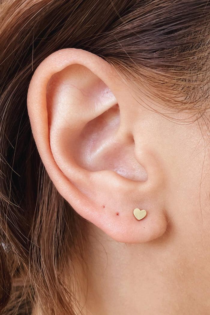 kara yoo jewelry Aimee Studs Solid 14K Gold