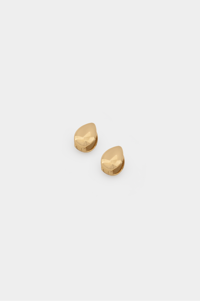 Kara Yoo Jewelry Almond Huggie Hoops