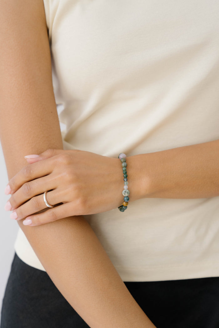 kara yoo jewelry Avery Bracelet River Jasper