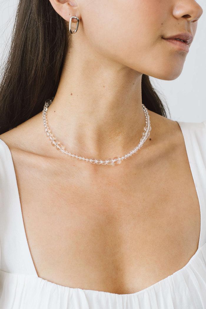 kara yoo jewelry Avery Necklace - Clear Quartz