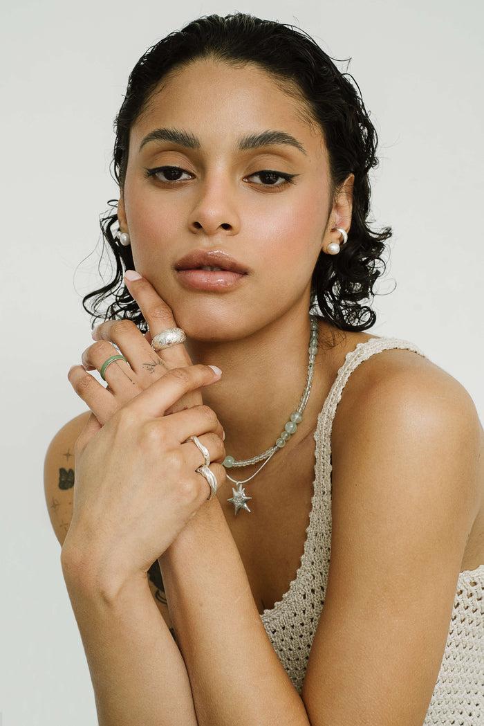 Kara Yoo Jewelry Avery Necklace - Prehnite