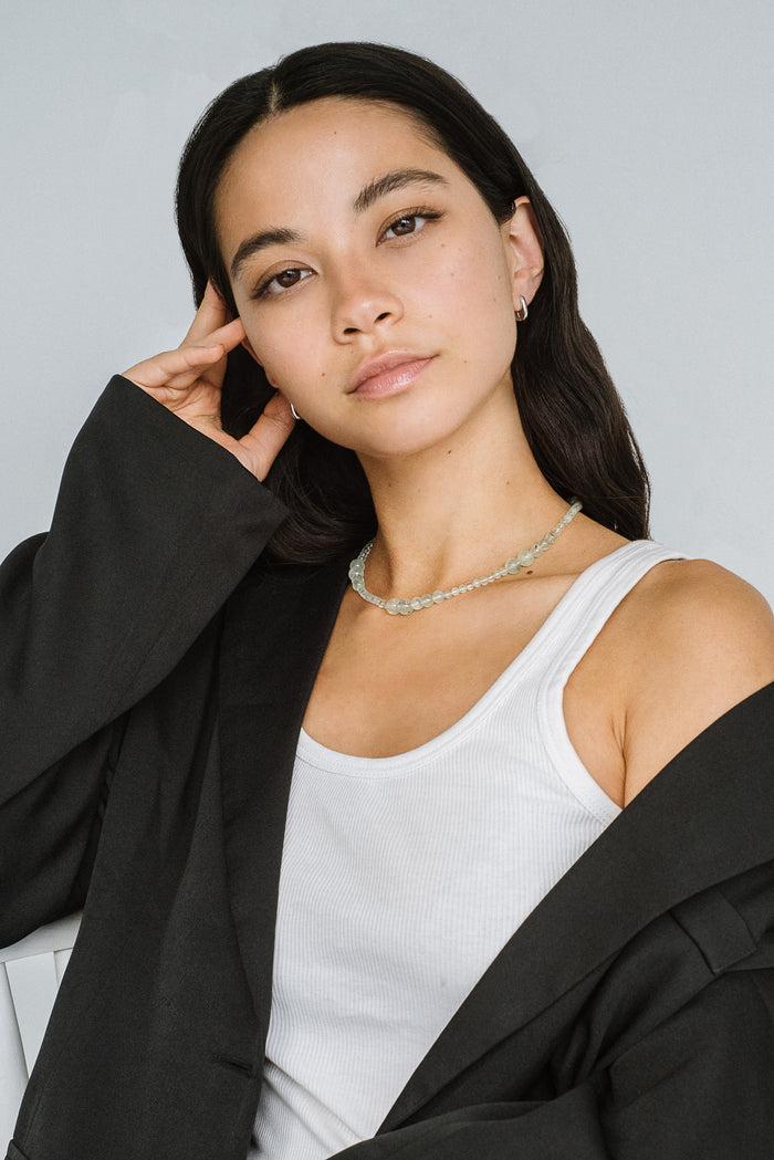 kara yoo jewelry Avery Necklace - Prehnite