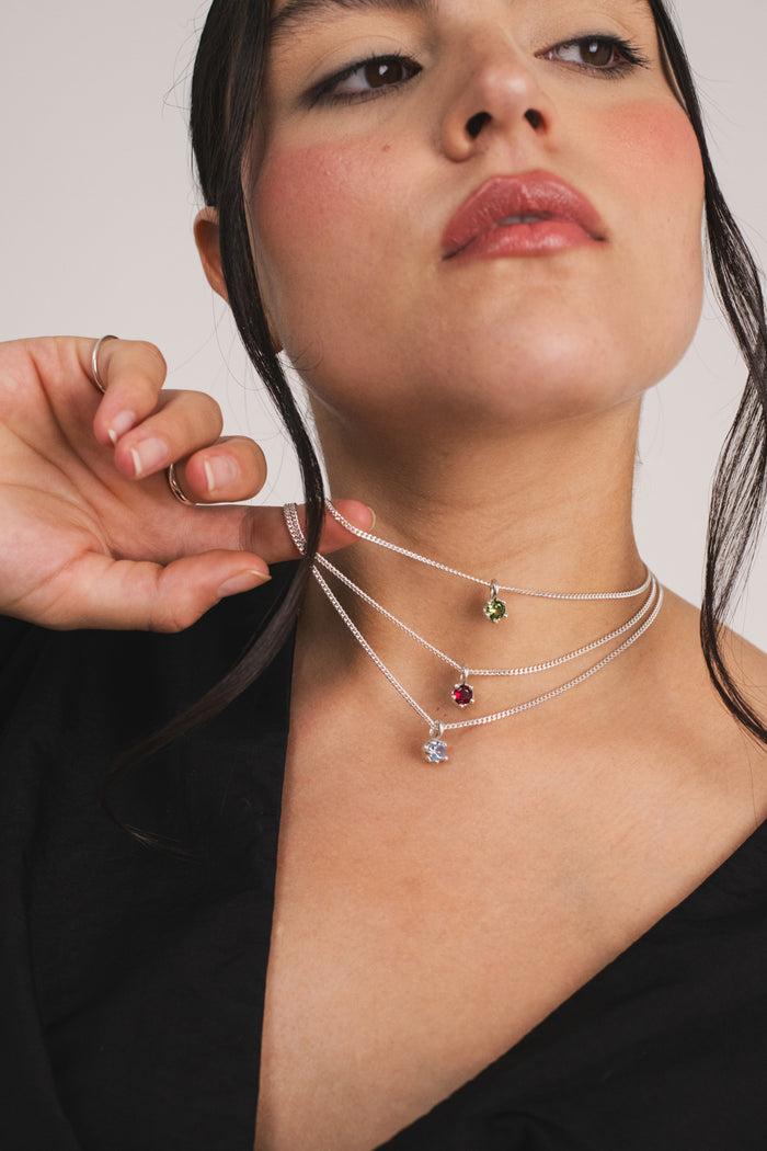 Kara Yoo Jewelry Birthstone Necklace