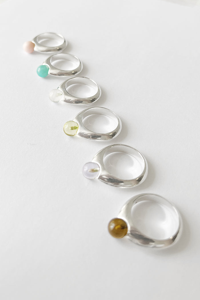 kara yoo jewelry Bubble Ring - Amazonite