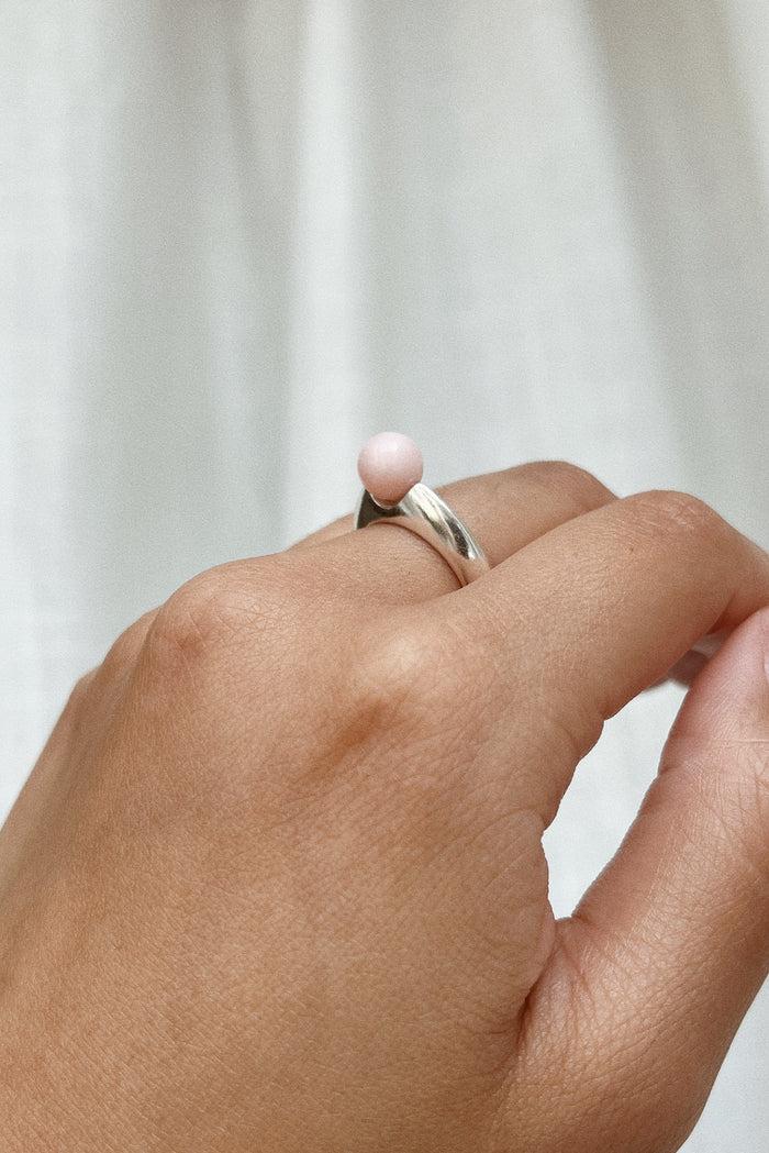 kara yoo jewelry Bubble Ring - Pink Opal