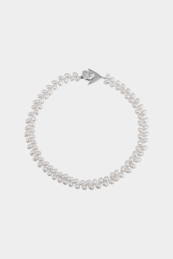 Kara Yoo Jewelry Fishbone Necklace