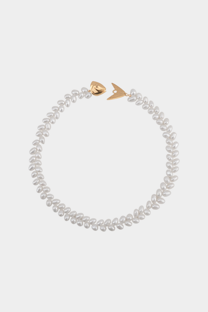 Kara Yoo Jewelry Fishbone Necklace