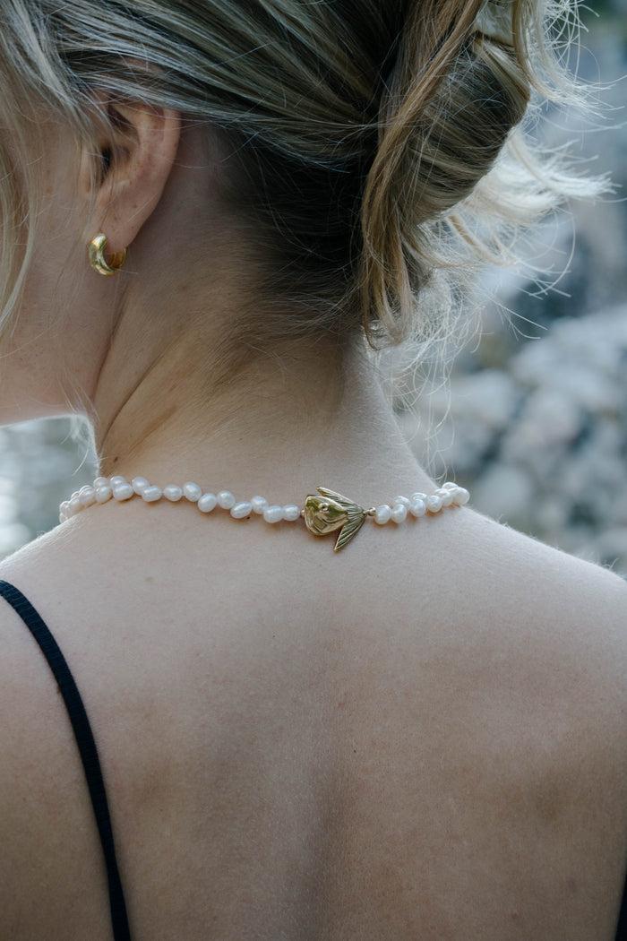 kara yoo jewelry Fishbone Necklace