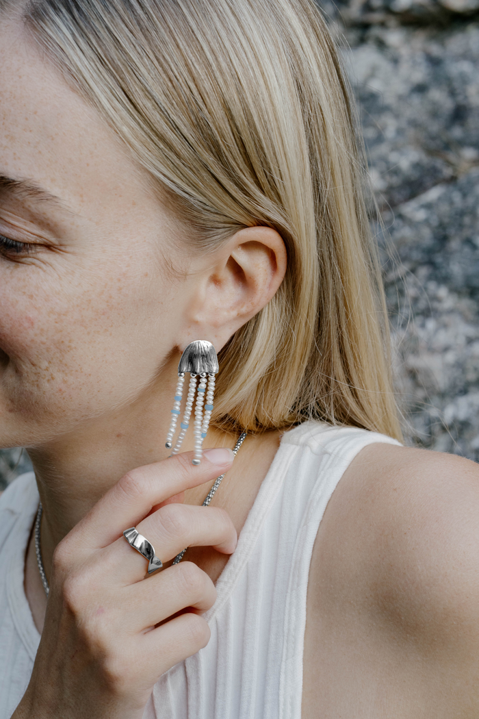 kara yoo jewelry Jellyfish Earrings