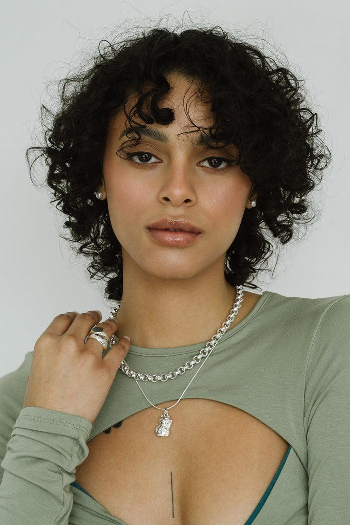 kara yoo jewelry Keshi Pearl Studs 7mm