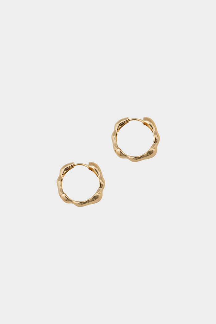 Kara Yoo Jewelry Lara Hoops Medium