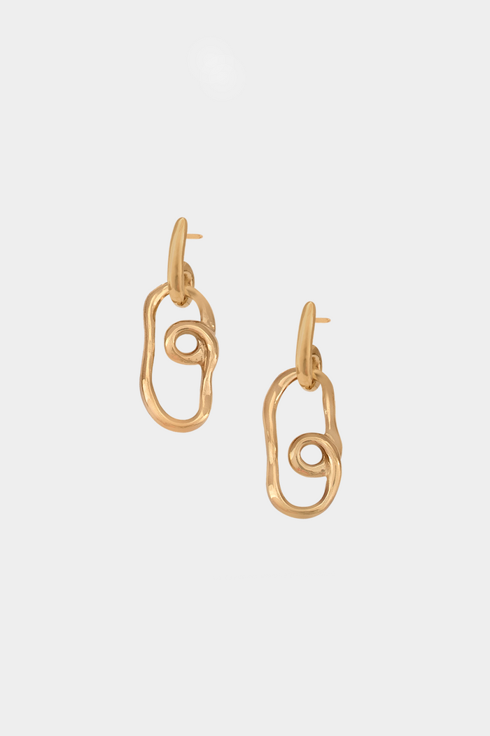 Kara Yoo Jewelry Loop Dangle Earrings