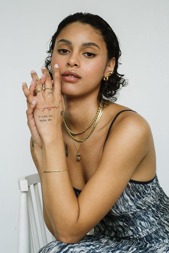 Kara Yoo Jewelry Lucky Cat Necklace