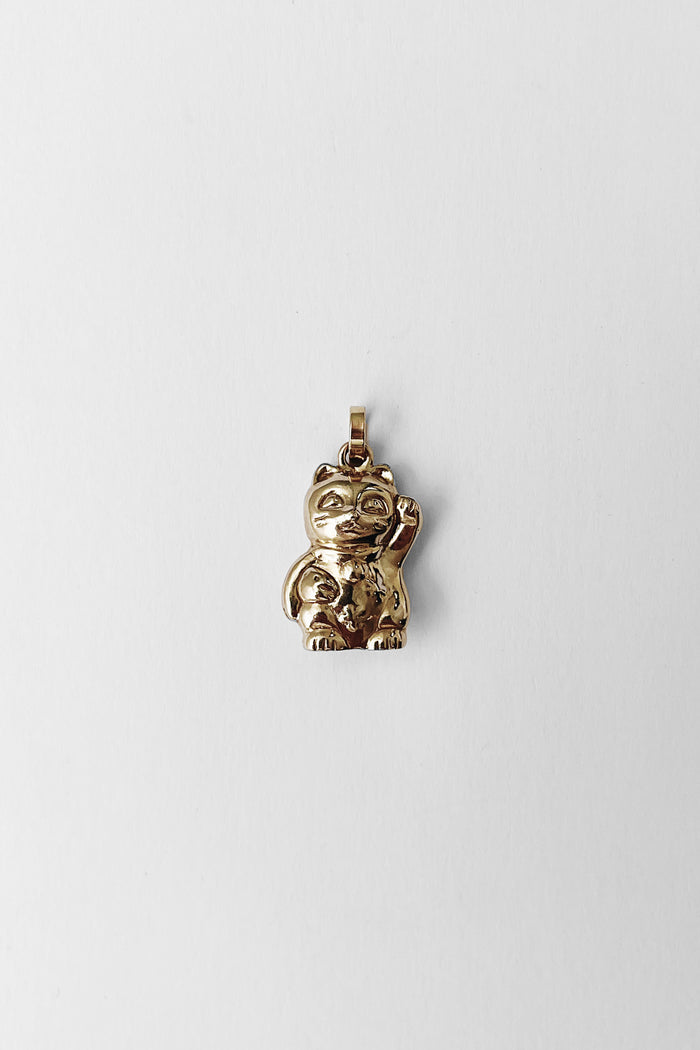 Kara Yoo Jewelry Lucky Cat Necklace