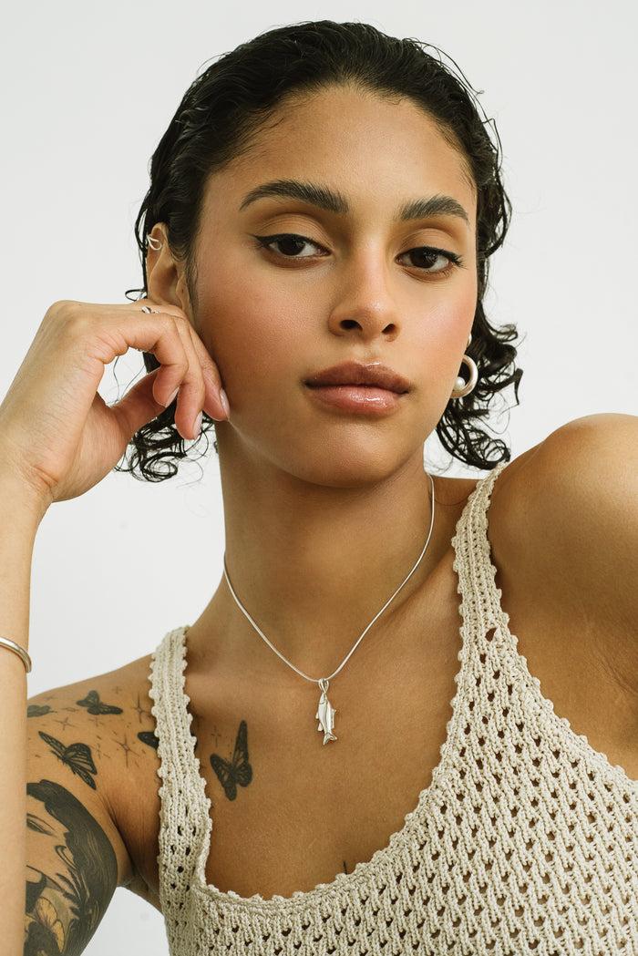 Kara Yoo Jewelry Lucky Fish Necklace