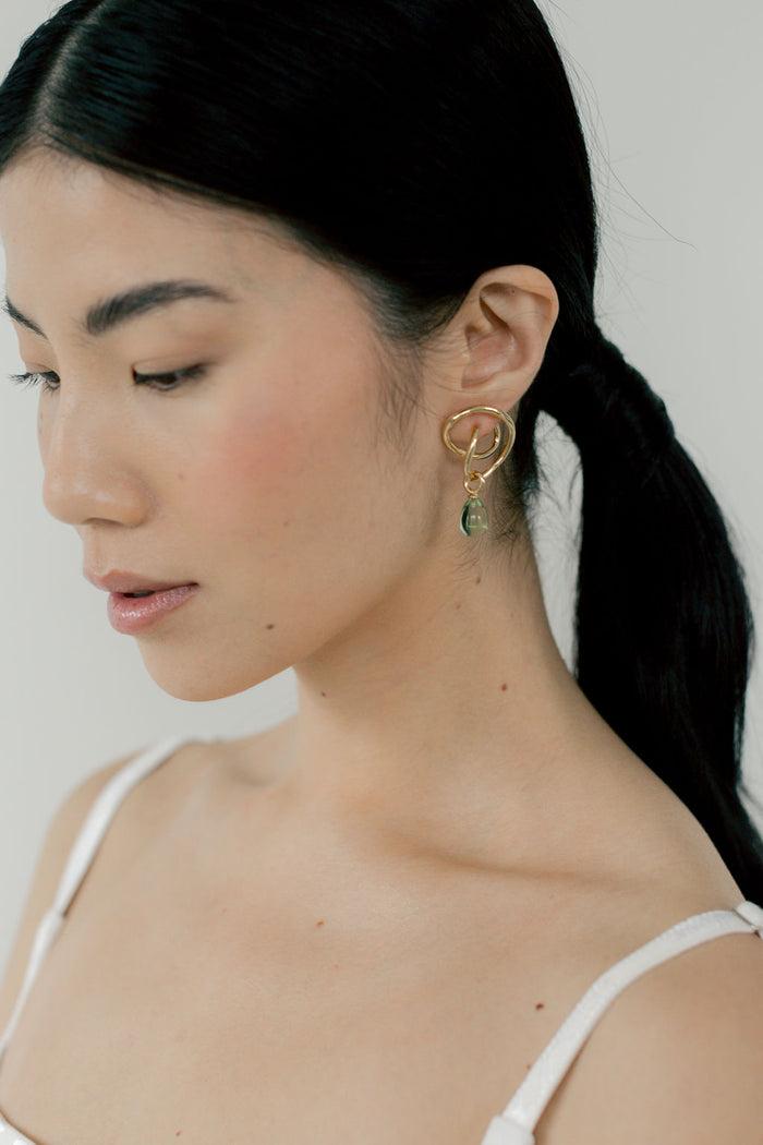 Kara Yoo Jewelry Maeva Earrings + Small Drops